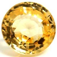 2.08 ct Round Yellow Natural Sapphire