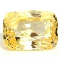 2.65 ct Cushion Yellow Natural Sapphire
