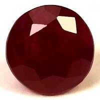 1.25 ct Round Red Natural Ruby
