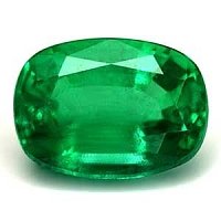 3.60 ct Cushion Green Natural Emerald