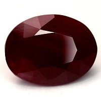 7.73 ct Oval Red Natural Ruby