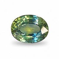 3.03 ct Oval Green Natural Sapphire