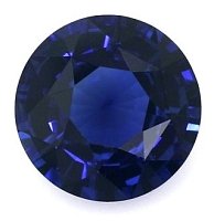 1.14 ct Round Blue Natural Sapphire