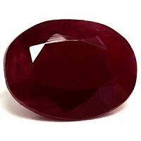3.46 ct Oval Red Natural Ruby