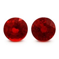 3.27 ct Round Red Natural Ruby
