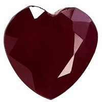 2.47 ct Heart Red Natural Ruby