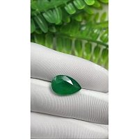 4.87 ct Pear Green Natural Emerald