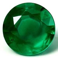 2.36 ct Round Green Natural Emerald