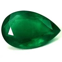 3.75 ct Pear Green Natural Emerald