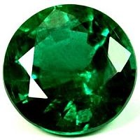 2.28 ct Round Green Natural Emerald