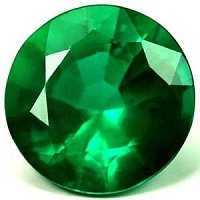2.62 ct Round Green Natural Emerald
