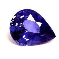 2.12 ct Pear Blue Natural Sapphire