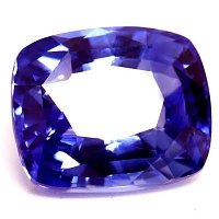 3.12 ct Cushion Blue Natural Sapphire