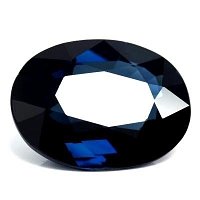 3.41 ct Oval Blue Natural Sapphire