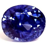3.45 ct Oval Blue Natural Sapphire