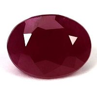 2.10 ct Oval Red Natural Ruby
