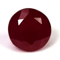 1.02 ct Round Red Natural Ruby