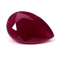 1.92 ct Pear Red Natural Ruby