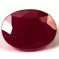 5.13 ct Oval Red Natural Ruby