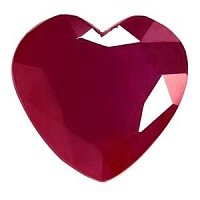 3.35 ct Heart Red Natural Ruby