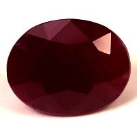 9.69 ct Oval Red Natural Ruby