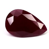 9.92 ct Pear Red Natural Ruby
