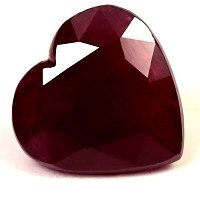 6.40 ct Heart Red Natural Ruby