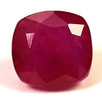 2.66 ct Cushion Red Natural Ruby