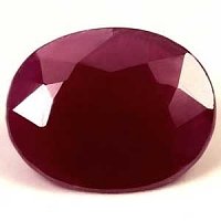 6.50 ct Oval Red Natural Ruby
