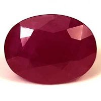 2.81 ct Oval Red Natural Ruby