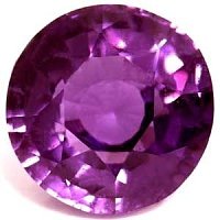 2.15 ct Round Purple Natural Sapphire