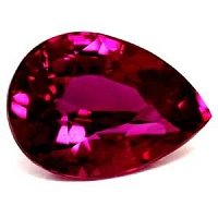 1.04 ct Pear Red Natural Ruby