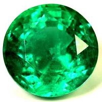 2.24 ct Round Green Natural Emerald