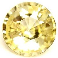 1.69 ct Round Yellow Natural Sapphire