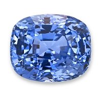 4.09 ct Cushion Blue Natural Sapphire