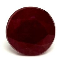 2.01 ct Round Red Natural Ruby