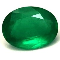 3.93 ct Oval Green Natural Emerald