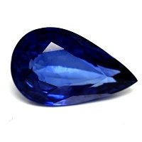 2.52 ct Pear Blue Natural Sapphire