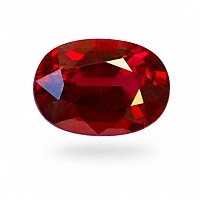 2.25 ct Oval Red Natural Ruby