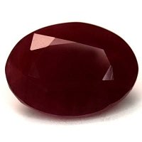 4.14 ct Oval Red Natural Ruby