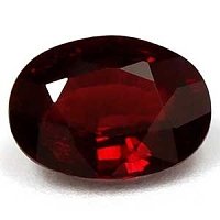 0.85 ct Oval Red Natural Ruby