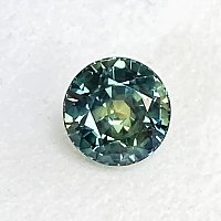 2.24 ct Round Green Natural Sapphire