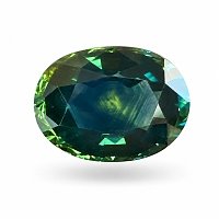 4.12 ct Oval Green Natural Sapphire