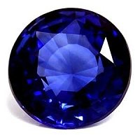 1.23 ct Round Blue Natural Sapphire