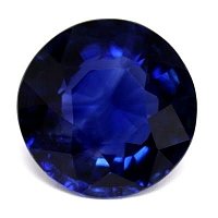 1.34 ct Round Blue Natural Sapphire