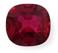 1.63 ct Cushion Red Natural Ruby