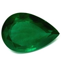 11.05 ct Pear Green Natural Emerald