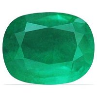 1.30 ct Cushion Green Natural Emerald