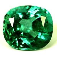 1.13 ct Cushion Green Natural Emerald