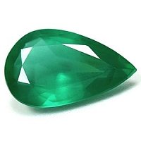 1.84 ct Pear Green Natural Emerald